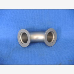 Leybold DN25 KF stainless 90 degree angle